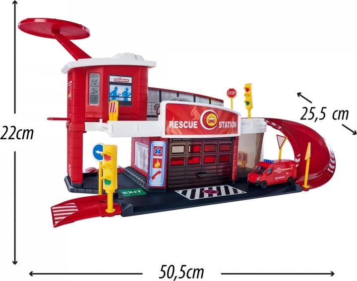 Immagine prodotto Majorette Stazione di soccorso Creatix + 1 veicolo