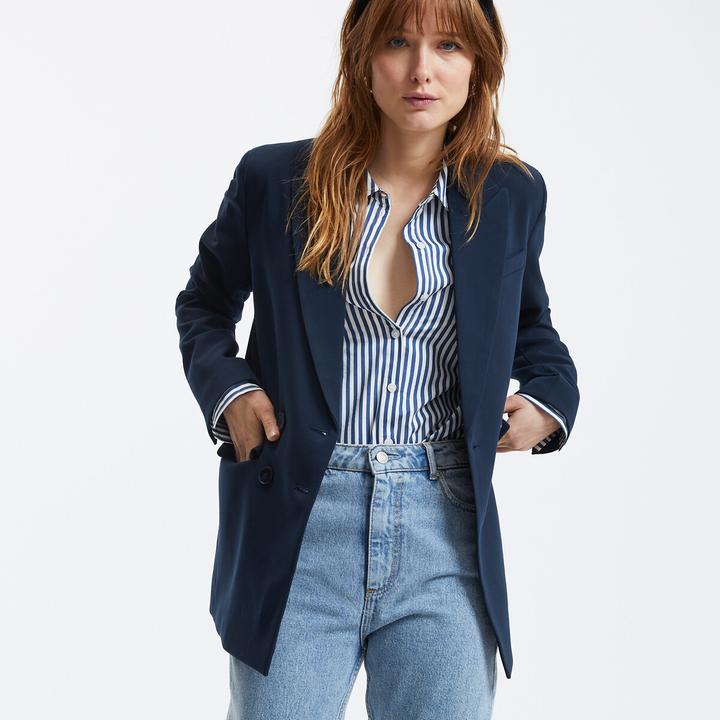 Produktbild La Redoute Collections Oversize-Blazer (48)