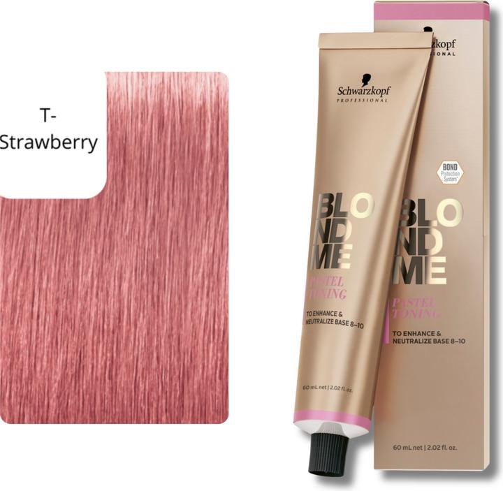 Immagine prodotto Schwarzkopf Blondme - Fragola tonificante pastello (T-Strawberry)