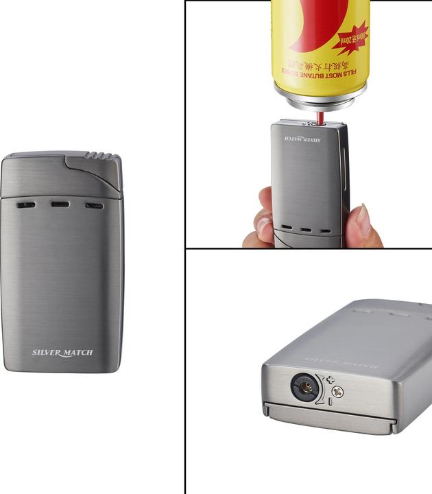 Image du produit Silver Match Briquet tempête pour cigares avec cutter