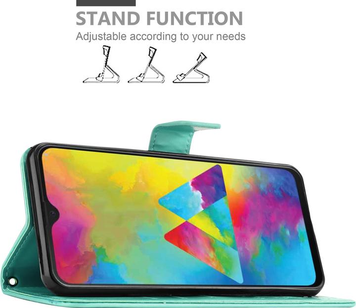 Productafbeelding Cadorabo Bloemen Boekomslag (Samsung Galaxy M21)