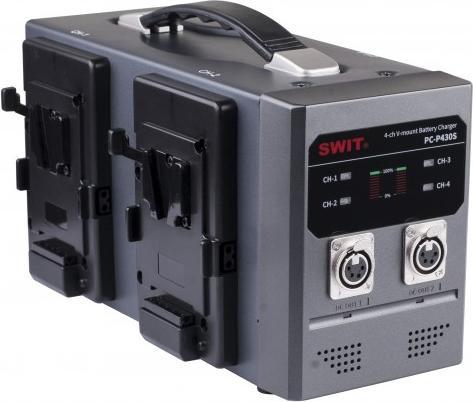 Image du produit Swit PC-P430S/A Chargeur rapide de batterie 4-ch (1 pcs, Piles rechargeables + chargeur)