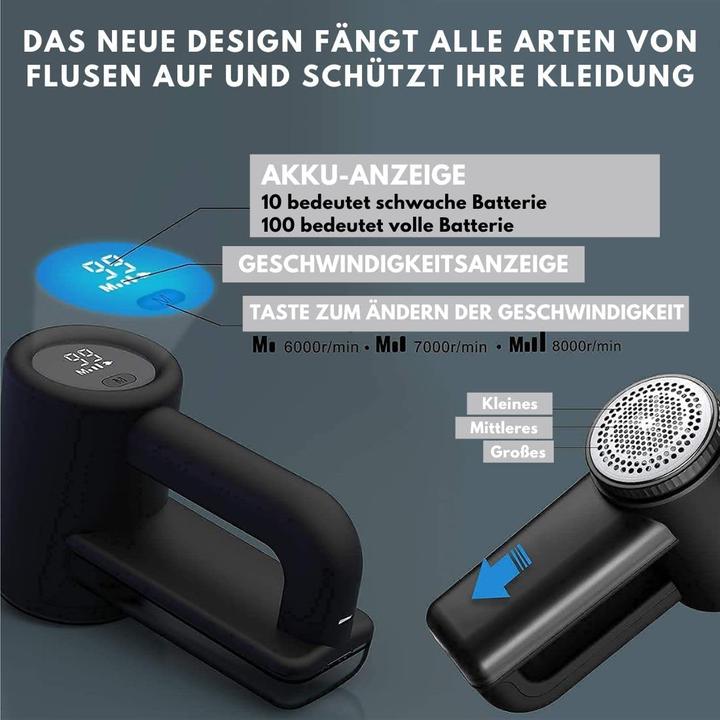 Actual product image WiredLux Fusselrasierer Elektrisch in Schwarz