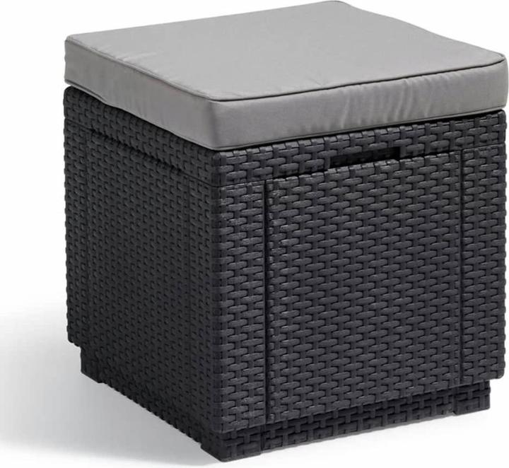 Image du produit Allibert Tabouret Cube (avec coussin)