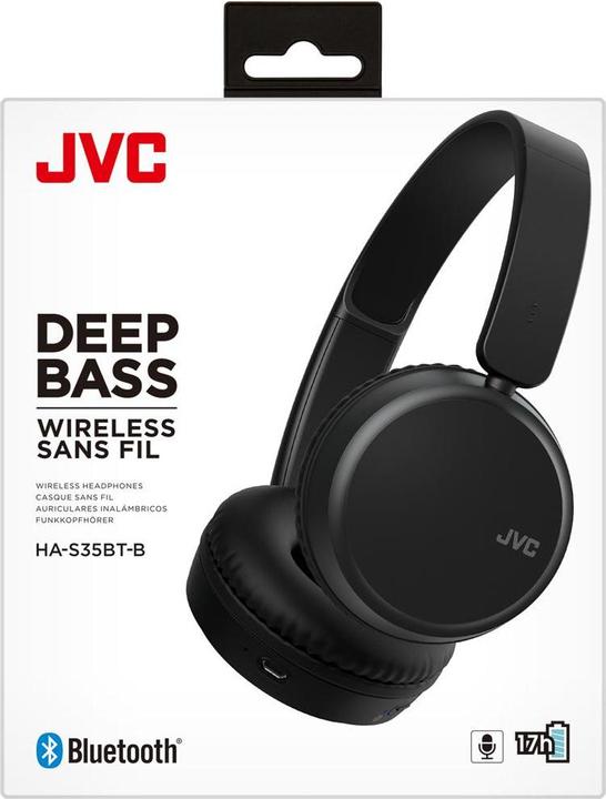 Image du produit JVC HA-S35BT (pas de réduction du bruit, 17 h, Sans fil)