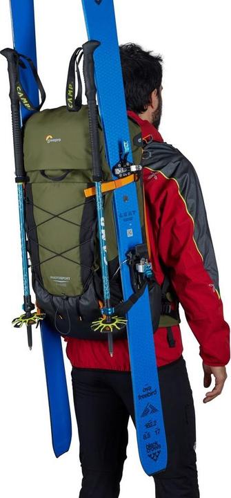 Actual product image Lowepro PhotoSport X BP AW Green Lin (Camera shoulder bag, 48 l)