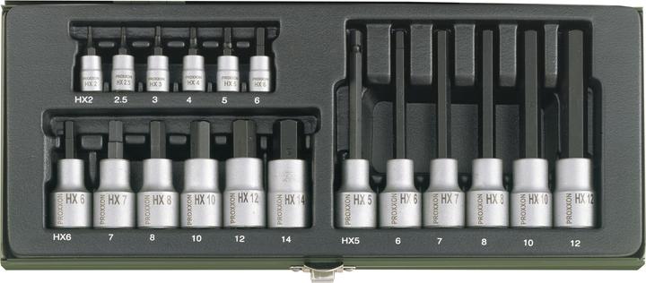 Immagine prodotto Proxxon Set di chiavi a bussola (2.5/8", 10 mm, 7 mm, 12 mm, 6 mm)