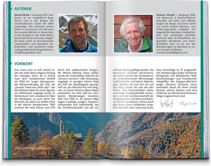 Produktbild Wanderführer Piemont, Valle Maira, 35 Touren mit Extra-Tourenkarte