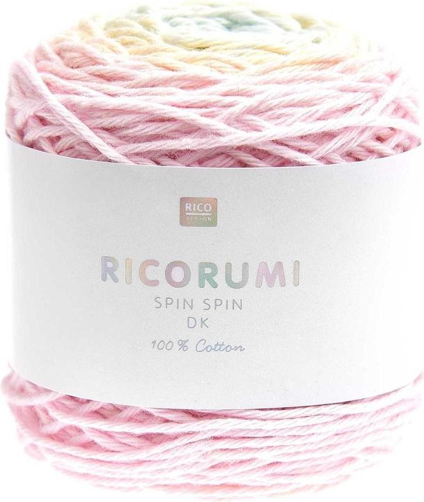 Actual product image Rico Design Wool Ricorumi Spin Spin 50 g, Rainbow (115 m)