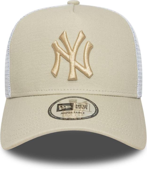 Immagine prodotto New Era A-Frame Trucker Cap - New York Yankees stone beige (Taglia unica)