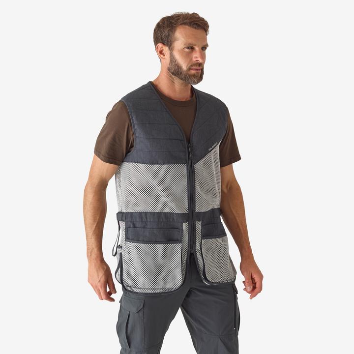 Produktbild Solognac Jagdweste 100 grau/schwarz
