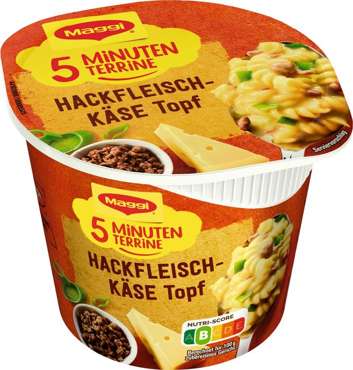 Image du produit Maggi 5 MINUTES TERRINE Pot de viande hachée et de fromage (51 g)