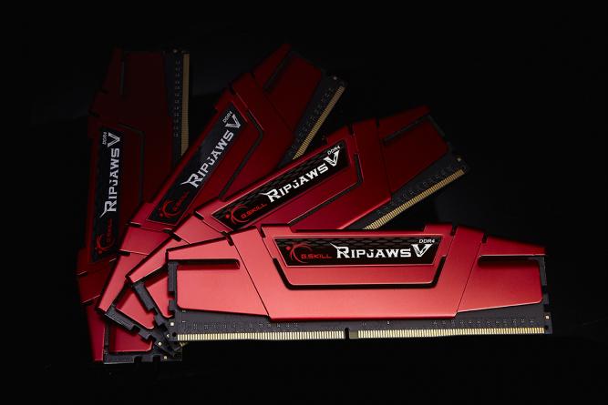 Actual product image G.Skill Ripjaws V (4 x 4GB, 2400 MHz, DDR4-RAM, DIMM)
