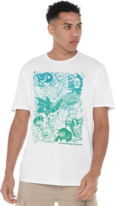 Immagine prodotto Dungeons & Dragons Maglietta Quaderno di Schizzi Uomo (4XL)