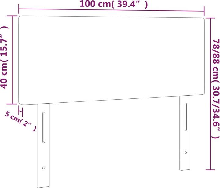 Immagine prodotto VidaXL Conni (100 x 5 x 78/88 cm)