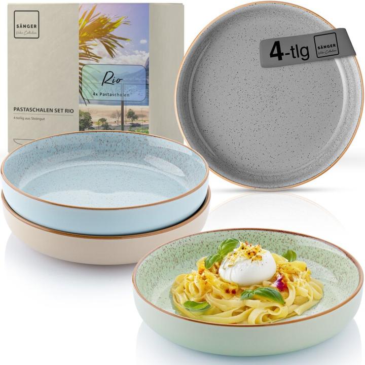 Immagine prodotto Sänger Set di ciotole per pasta Rio (4 x, 22.20 cm)