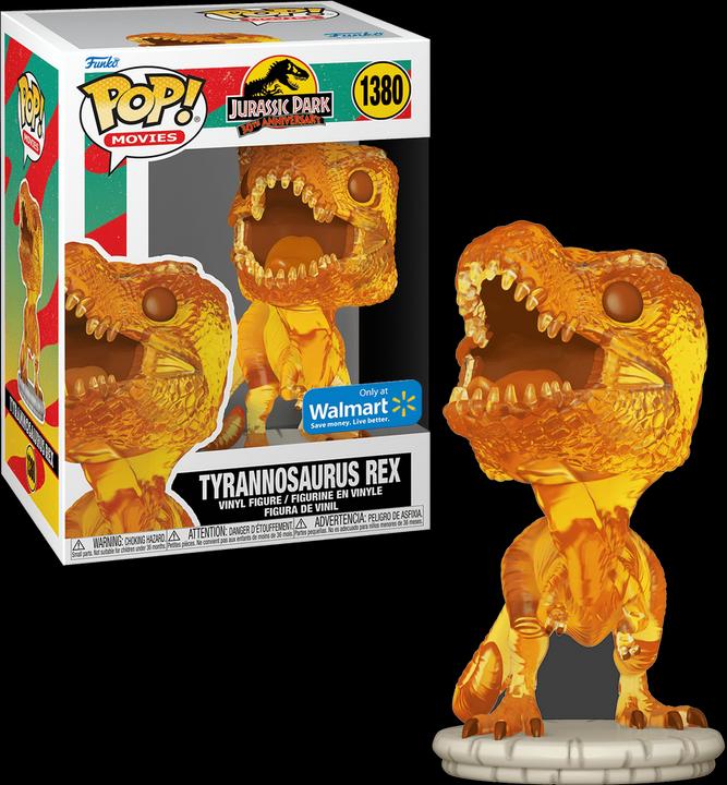 Immagine prodotto Funko Esclusiva POP! Jurassic Park Tyrannosaurus Rex (Ambra)