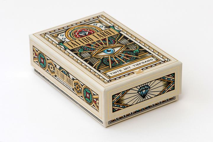 Produktbild Kartenspiel Tattoo Tarot - Tinte mit Tiefgang