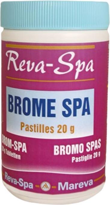 Produktbild Mareva Brom für Spa in Pastillen 20g - Reva - Spa 1 kg (1000 g)