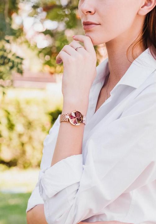 Immagine prodotto Jowissa J5.714.M Orologio da donna con strass sfaccettato 29 mm 5ATM (Fatto in Svizzera, 29 mm)