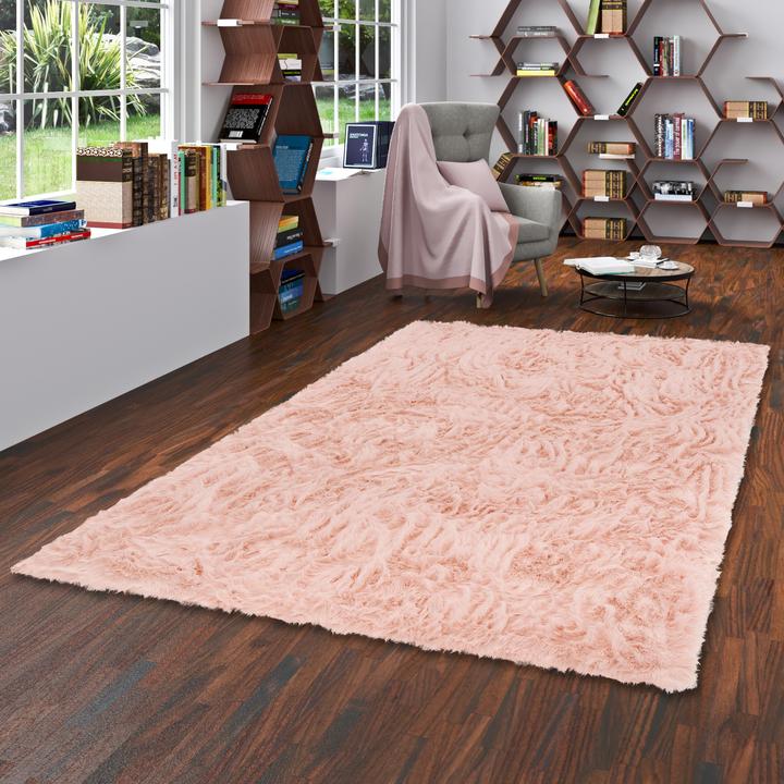 Image du produit Pergamon Tapis de luxe en fourrure Super Soft Aspen Chiné (70 x 140 cm)