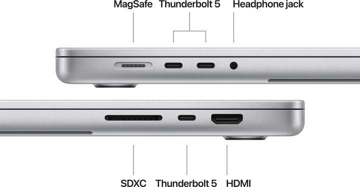 Immagine prodotto Apple MacBook Pro 16 - 2024 (16.20", M4 Max, 36 GB, 1000 GB, DE)