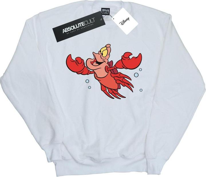 Actual product image Disney Girls The Little Mermaid Sebastian Bubbles Sweatshirt (116)