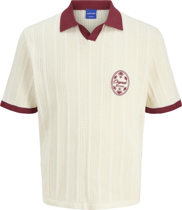 Image du produit Jack & Jones Jordia Knit Split Neck Polo Styd Ss25 (XL)