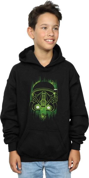 Produktbild Star Wars Rogue One Death Trooper Green Helmet Kapuzenpullover Jungen (140, 146)