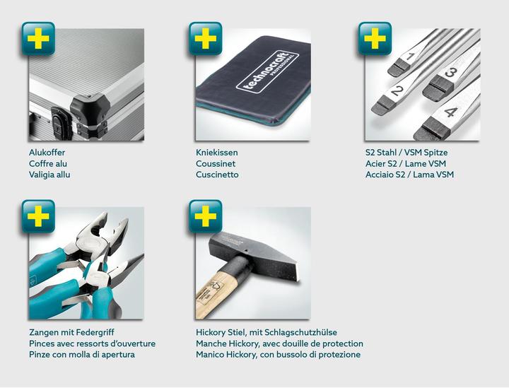 Image du produit technocraft Coffre à outils en alu PRO CASE 5 (140 pièces)