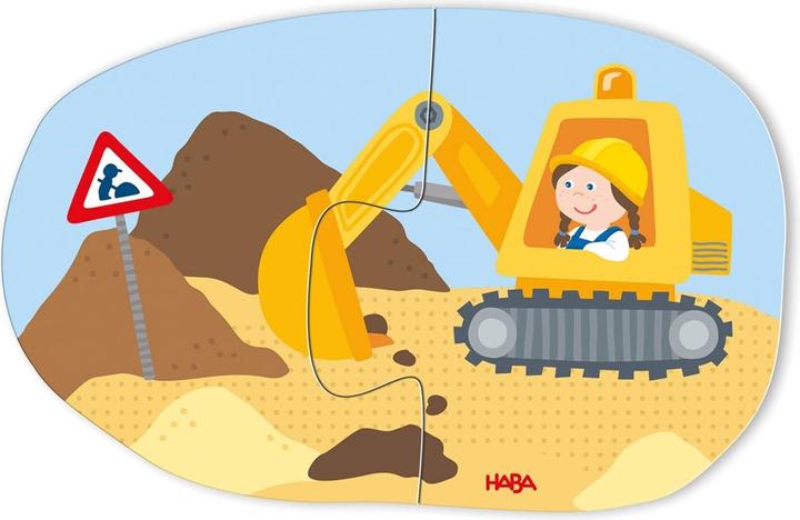 Actual product image Magni HABA 6 first building site puzzles (18 pieces)