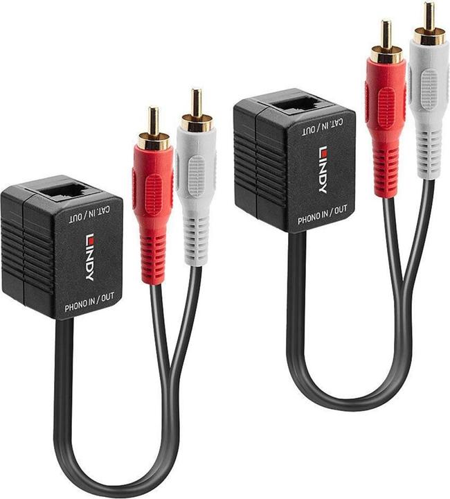 Lindy Cat.5/6 100m 2x RCA (Extender)