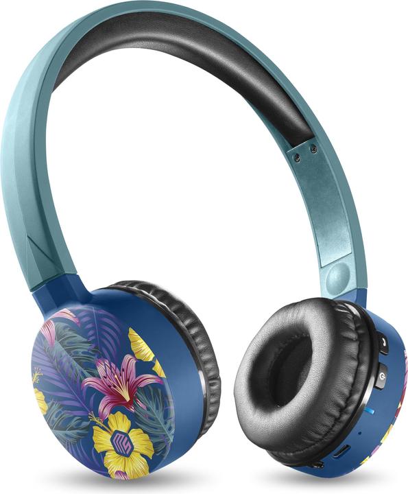 Image du produit Music Sound Music+Sound FANTASY Écouteurs Bluetooth turquoise/rouge on-ear Softtouch max.20h 1 (pas de réduction du bruit, 16 h, Sans fil)