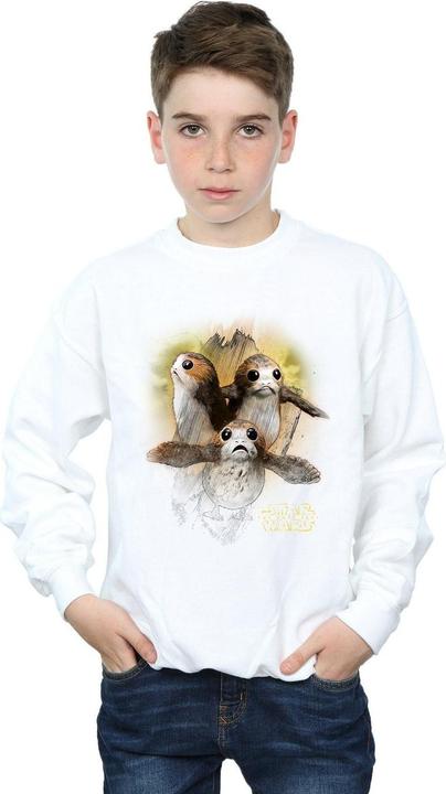 Immagine prodotto Star Wars The Last Jedi Porgs Brushed Felpa Ragazzi (152, 158)