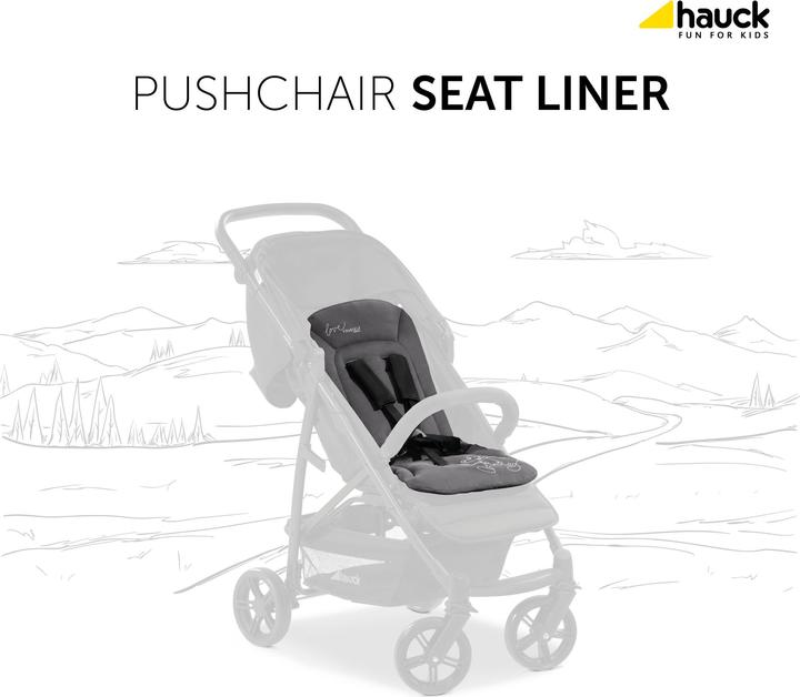 Image du produit Hauck Pushchair Seat Liner Mickey Mouse Noir