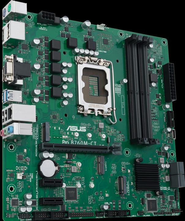 Image du produit ASUS MB PRO B760M-CT-CSM (INTEL,1700,DDR5,mATX) (LGA 1700, Intel B760, mATX)