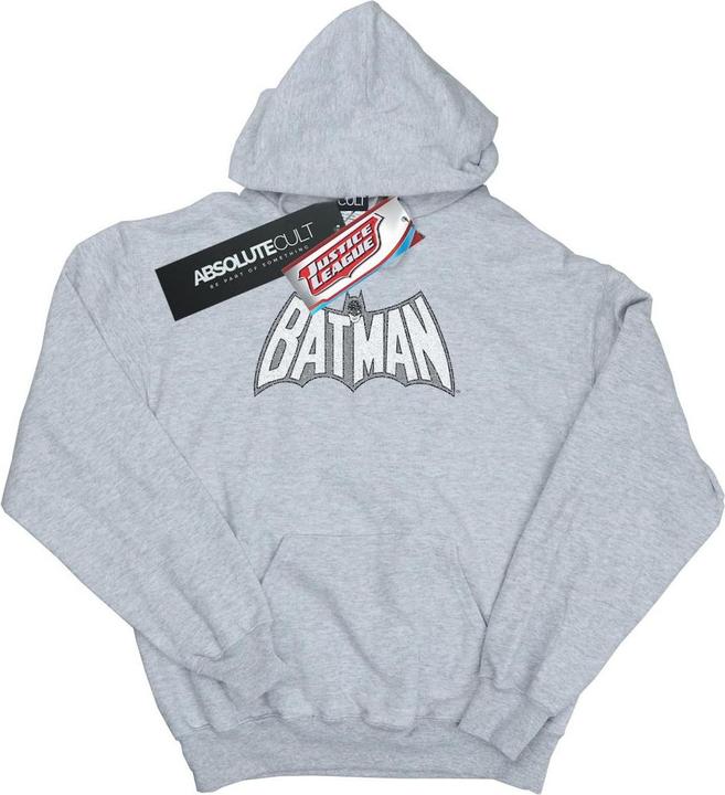 Actual product image Womens/Ladies Batman Retro Crackle Logo Hoodie (XL)