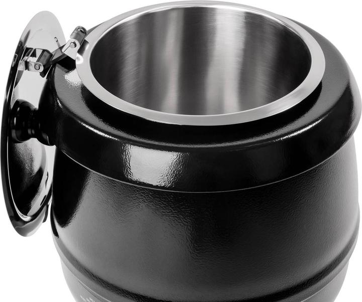 Produktbild Royal Catering Suppentopf Elektrischer Suppenwärmer Suppenerhitzer Digital 10 Liter 400 Watt (36 cm, Edelstahl)