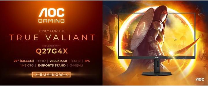 Produktbild AOC Q27G4X (2560 x 1440 Pixel, 27")