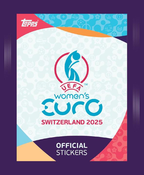 Immagine prodotto Topps Women's Euro 2025 Sticker Displaybox (Display del booster)
