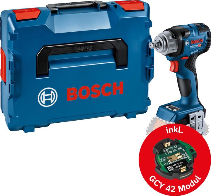 L-BOXX 136, Avvitatore a impulsi a batteria GDS 18V-330 HC, Modulo Bluetooth Low Energy GCY 42 Professional