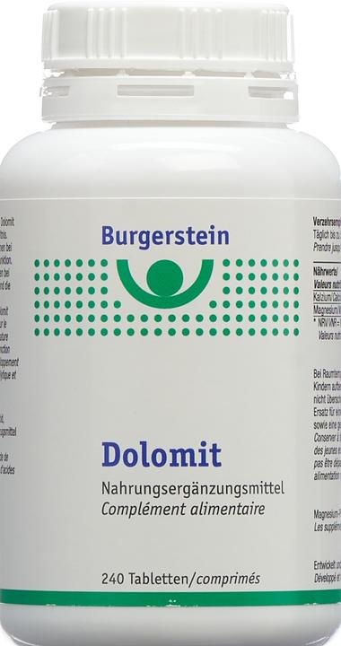 Produktbild Burgerstein Dolomit (240 Stück, Tabletten, 222 g)