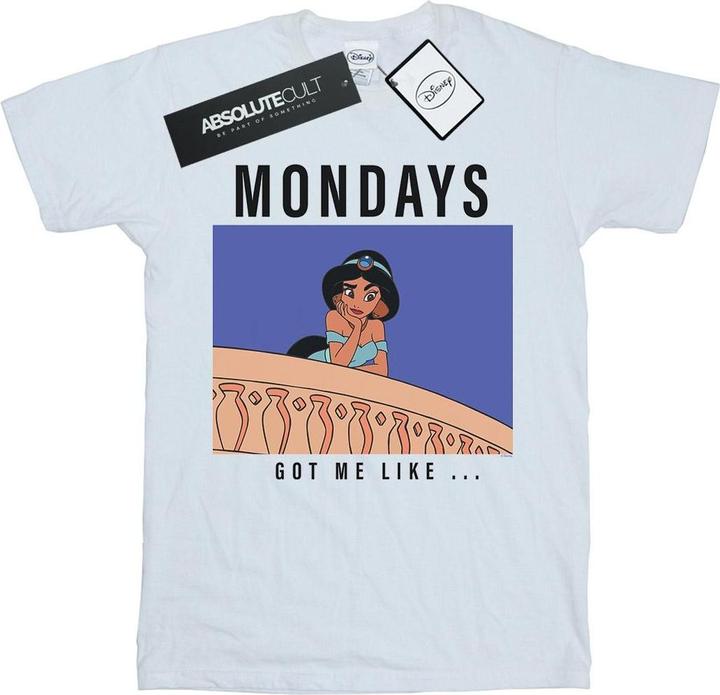 Disney Princess Jasmine Mondays Got Me Like TShirt (S)
