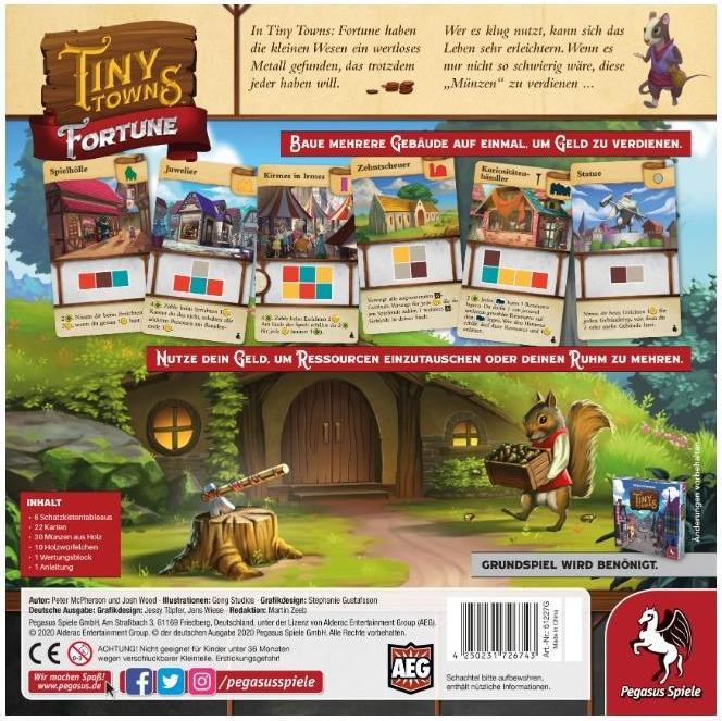 Actual product image Pegasus Tiny Towns: Fortune (German)