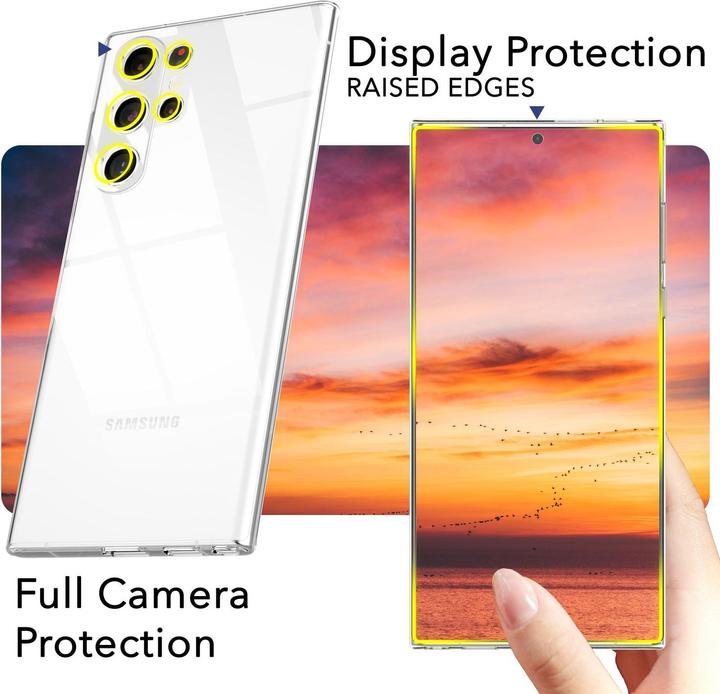 Produktbild Nalia Klare Transparente Silikon Hülle (Samsung Galaxy S24 Ultra)