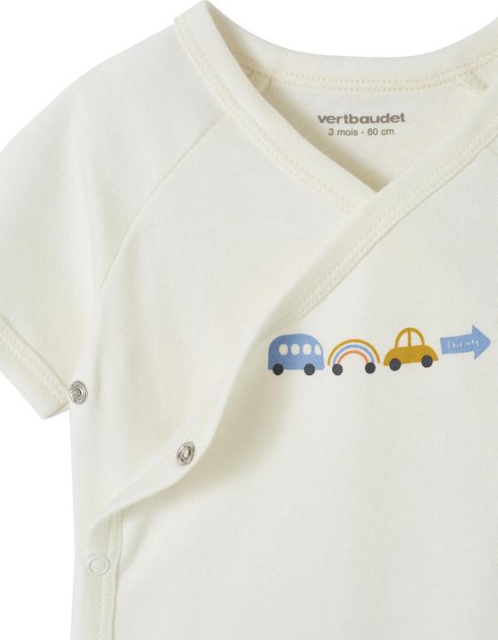 Actual product image Vertbaudet 5er-Pack Baby Wickelbodys Bio-Baumwolle Oeko-Tex (56)