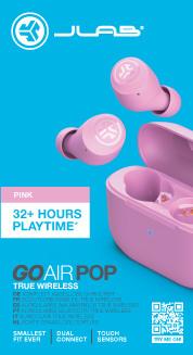 Produktbild JLab Audio Go Air Pop (keine Geräuschunterdrückung, 8 h, Kabellos)