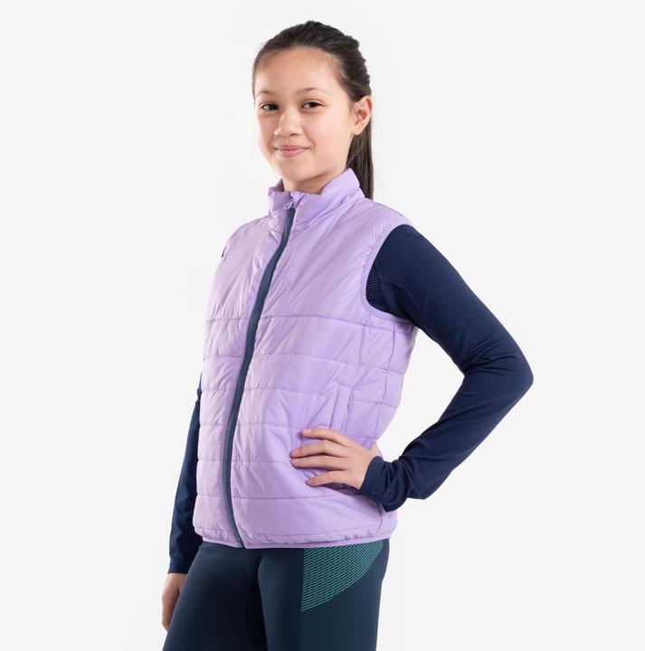 Produktbild Kiprun Laufjacke Kinder 3-in-1 wasserdicht herausnehmbare Innenjacke - lila (122)
