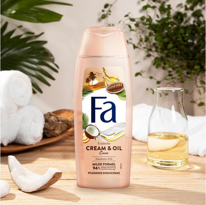 Actual product image Fa Shower Cream Shower Cream and Oil Cocoa 250 ml (250 ml)