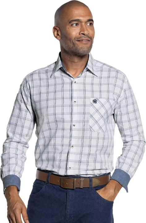 Atlas For Men Kariertes PopelineHemd (L)